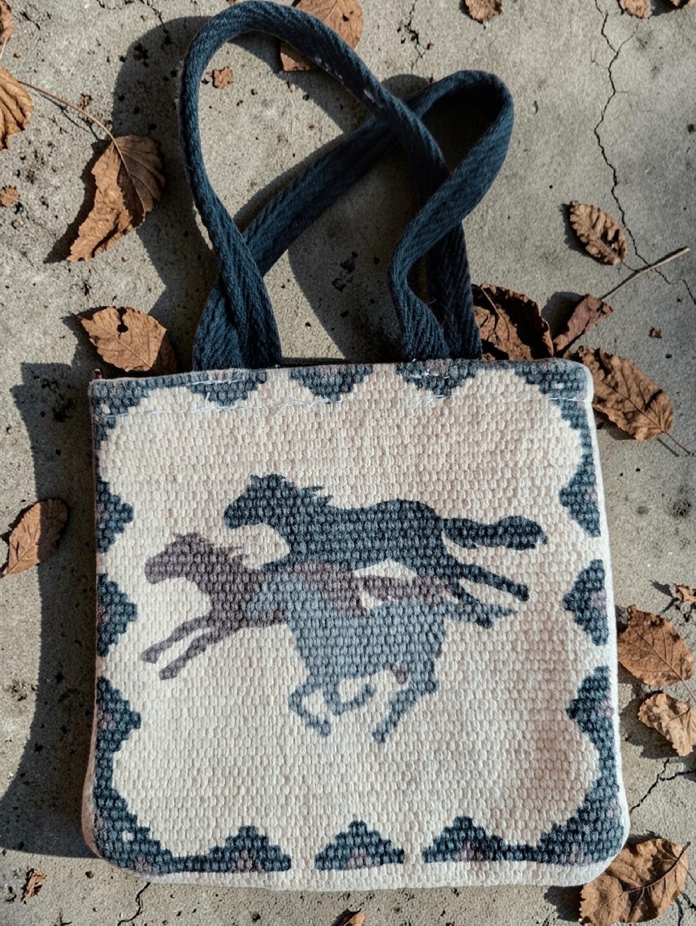 Vintage El Paso Saddle Blanket Company Cotton Bag!